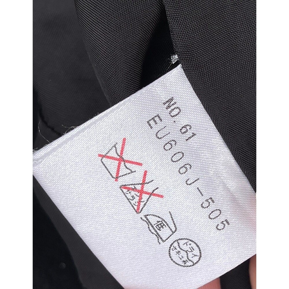 UMA Estnation Black Military Blazer | Dark Academia Stand Collar Jacket 38/4 - Picture 11 of 12